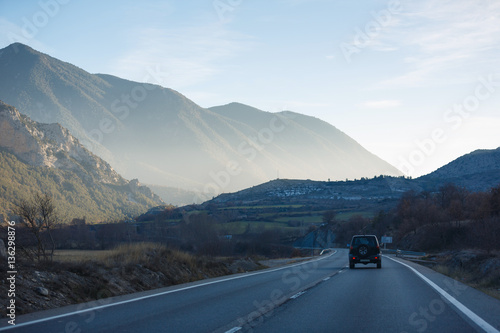 Road through the Pyrenees