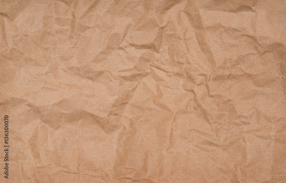 Crumpled paper for background usage Crumpled paper for background usage