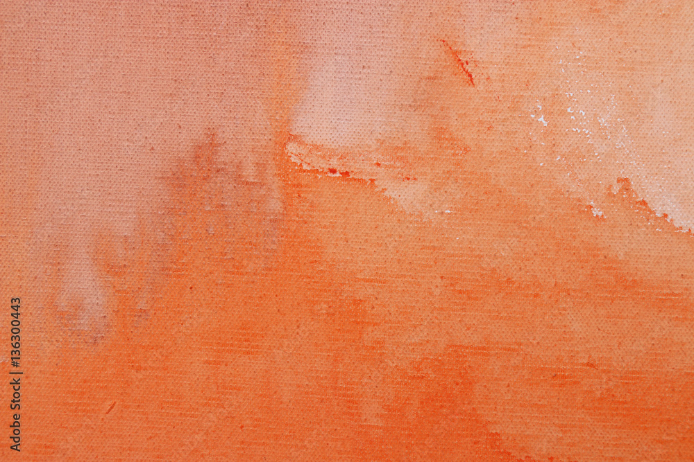 Fototapeta premium Acrylic color rendering effect. Abstract art background. Warm colors. 