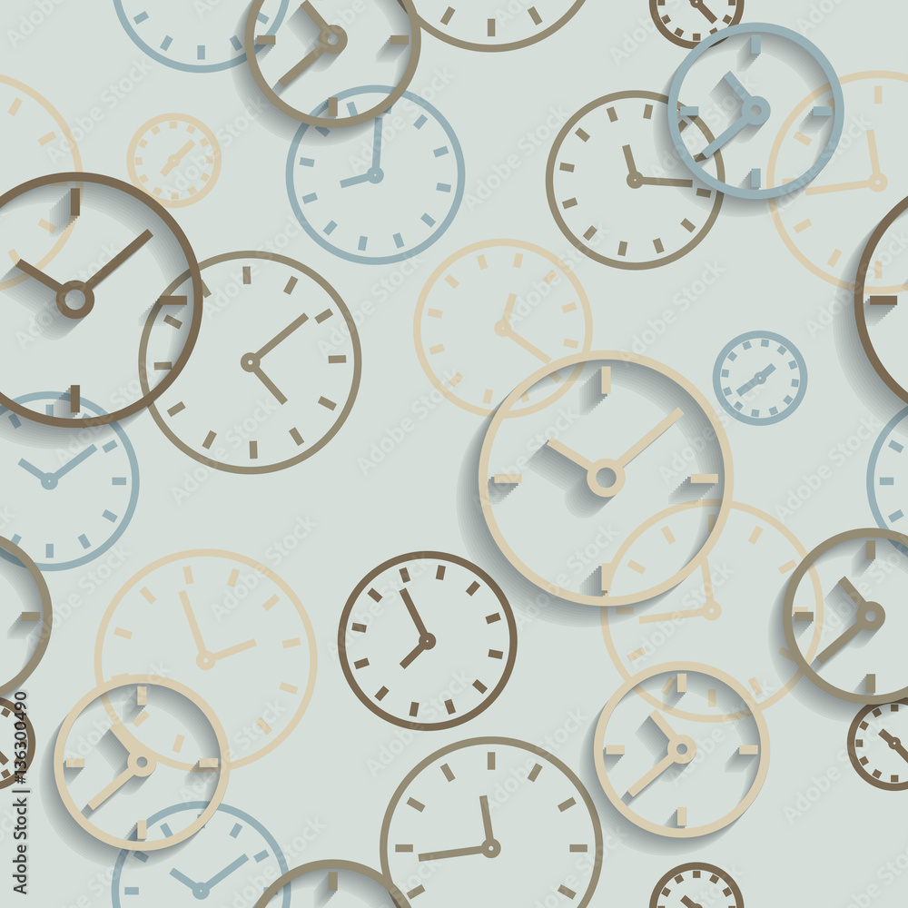 Seamless background of watch dials. Timing is everything. Seamless background of watch dials. Timing is everything.