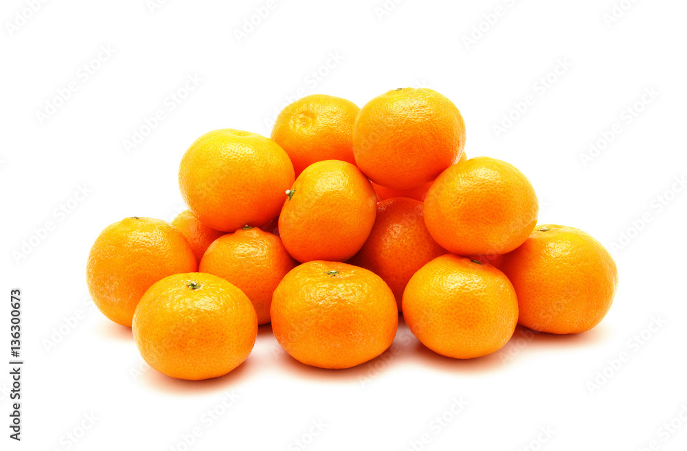 tangerine or mandarin fruit isolated on white background tangerine or mandarin fruit isolated on white background
