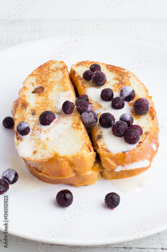 French toast on a plate