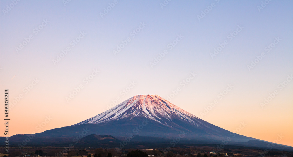 静岡からみた富士山 静岡からみた富士山