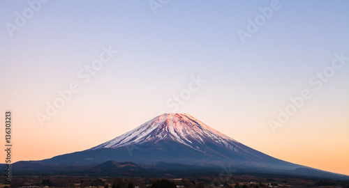 静岡からみた富士山