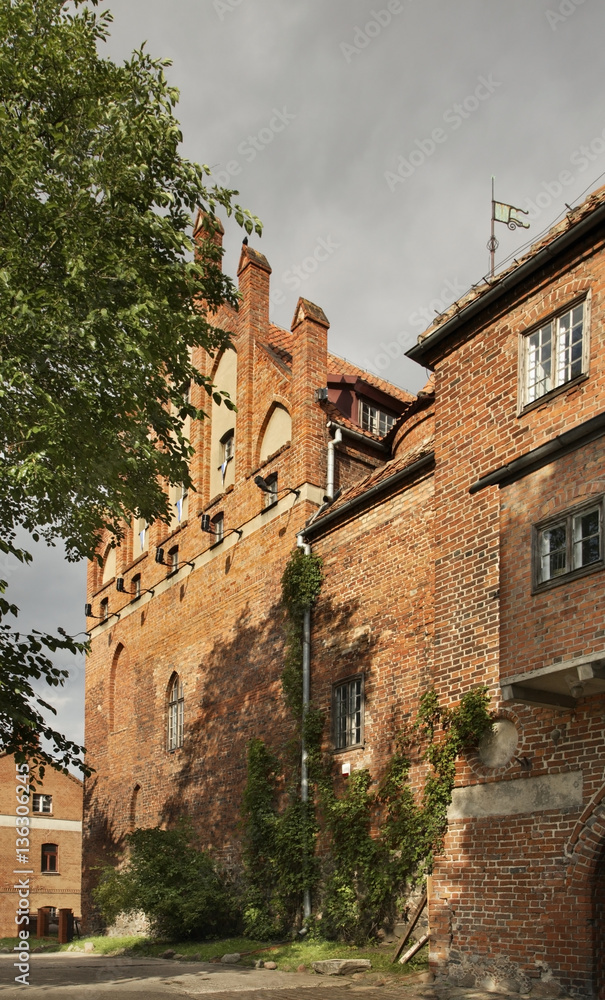 Teutonic castle in Ketrzyn. Poland