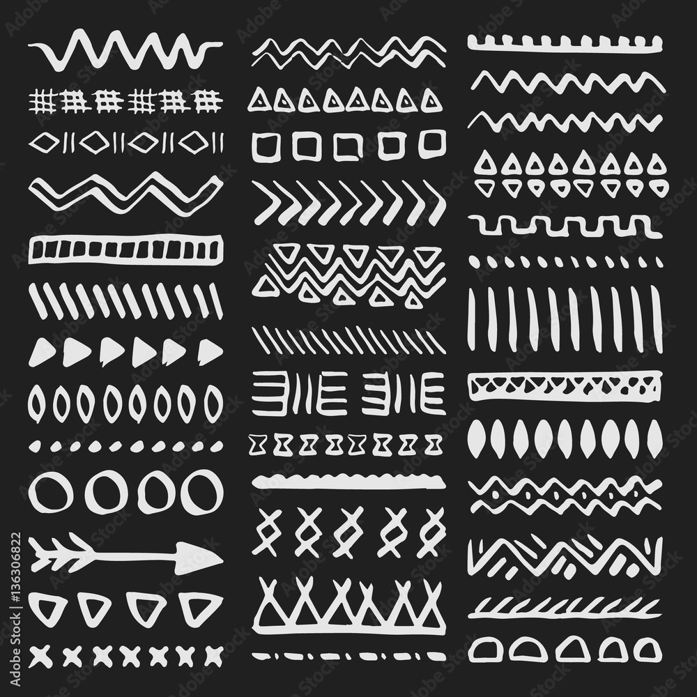 Borders Collection in Ethnic Style Borders Collection in Ethnic Style