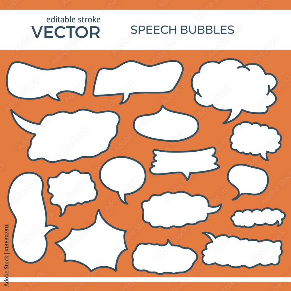 Sketched Speech Bubbles with Editable Stroke Sketched Speech Bubbles with Editable Stroke