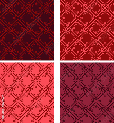 Vintage seamless colorful pattern vector backgrounds