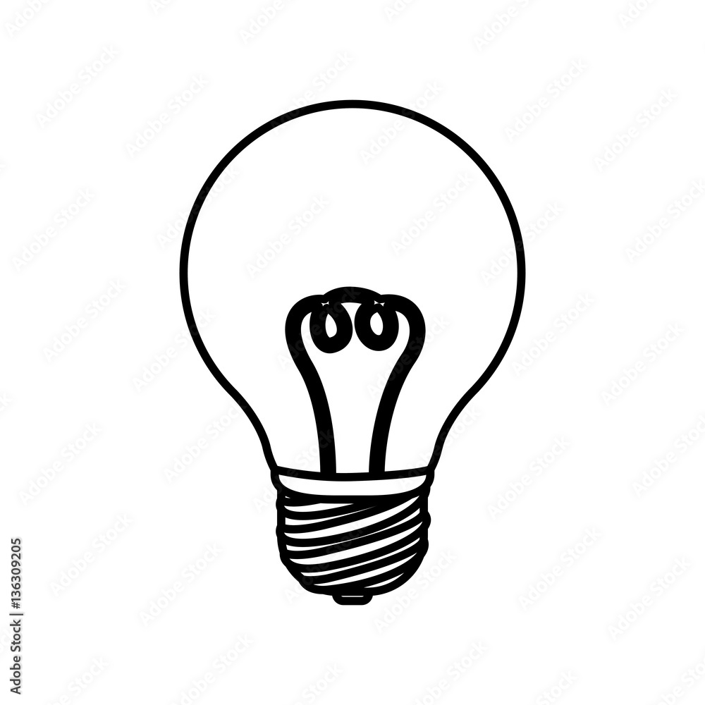 Bulb light energy icon vector illustration graphic design Bulb light energy icon vector illustration graphic design