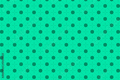 Turquoise abstract seamless geometric pattern. Vector illustration