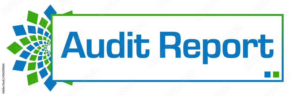 Audit Report Green Blue Circular Bar Audit Report Green Blue Circular Bar