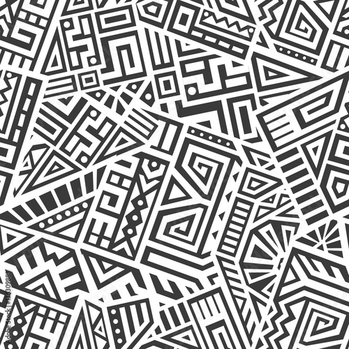 Aztec Vector Seamless Pattern