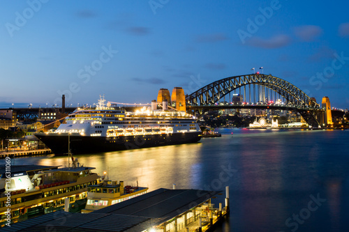 Sydney Harbour At Dusk