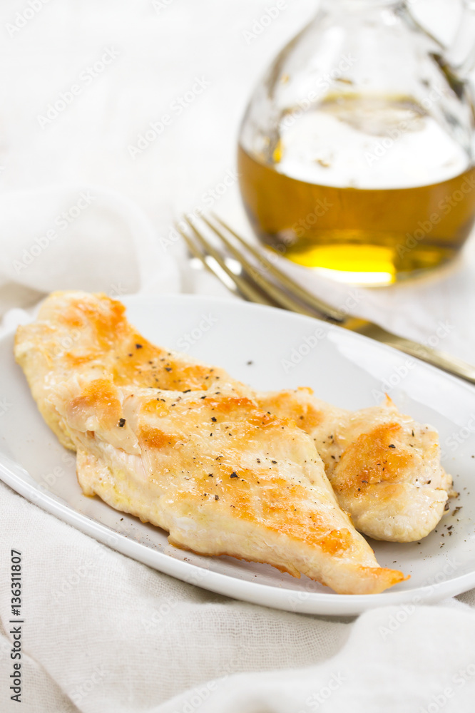grilled chicken with olive oil grilled chicken with olive oil