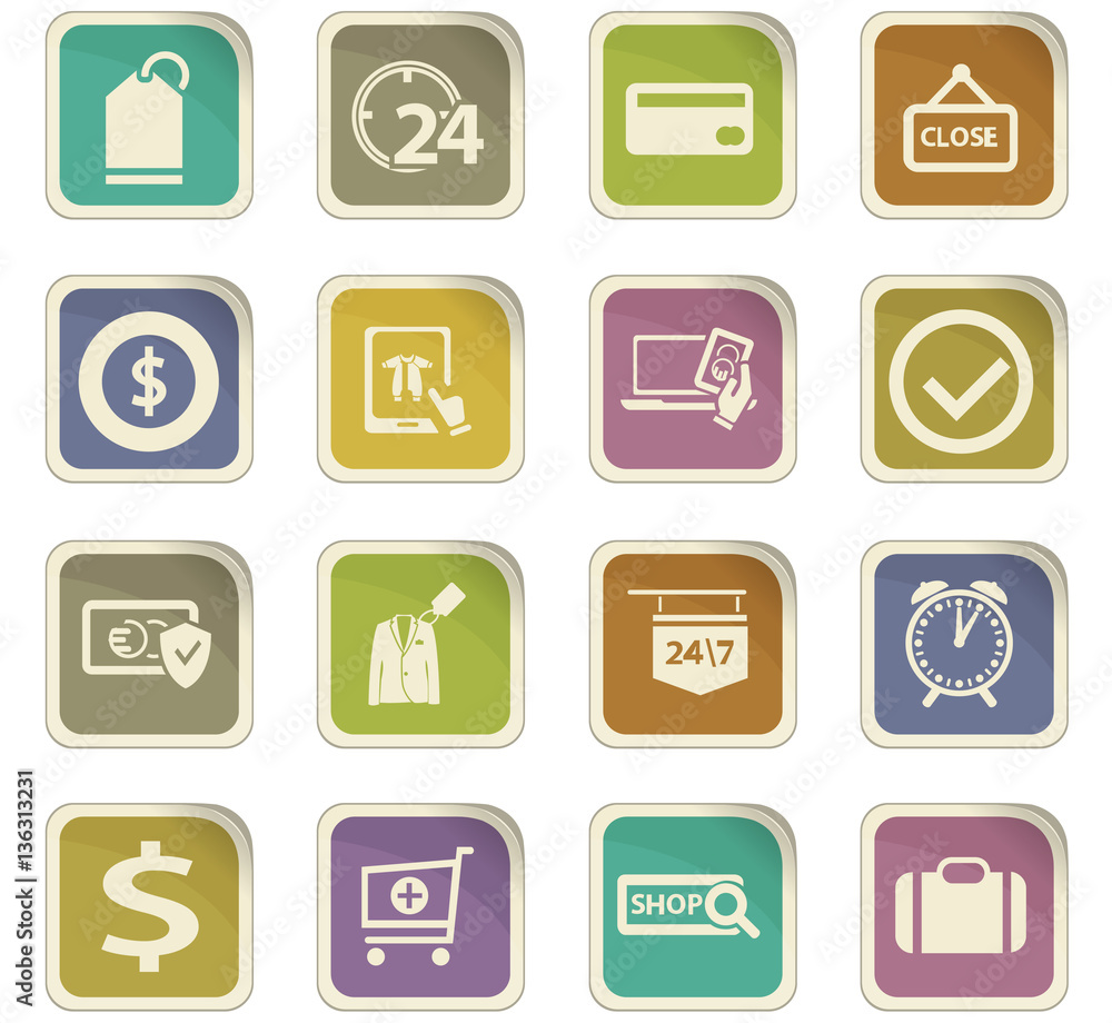 E-commerce icons set E-commerce icons set
