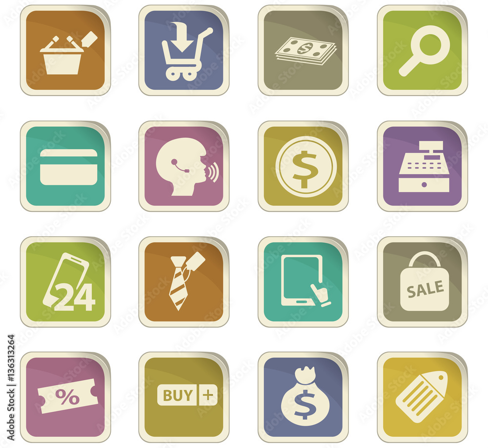 E-commerce icons set E-commerce icons set