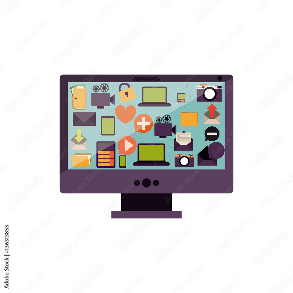 Cloud computing technology icon vector illustration graphic design Cloud computing technology icon vector illustration graphic design