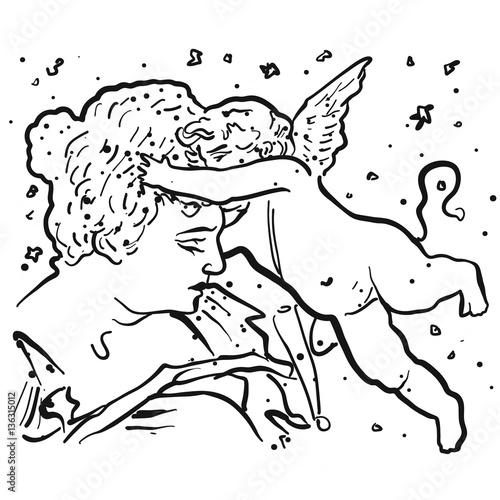 Engel Trost Outline Artwork