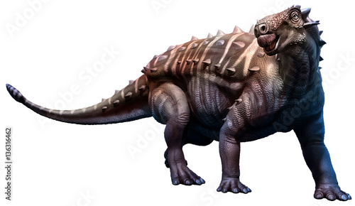 Talarurus from the Cretaceous era 3D illustration