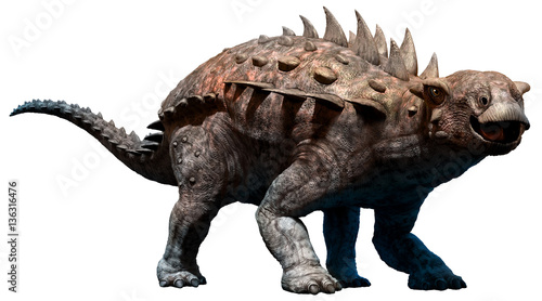 Polacanthus from the Cretaceous era 3D illustration