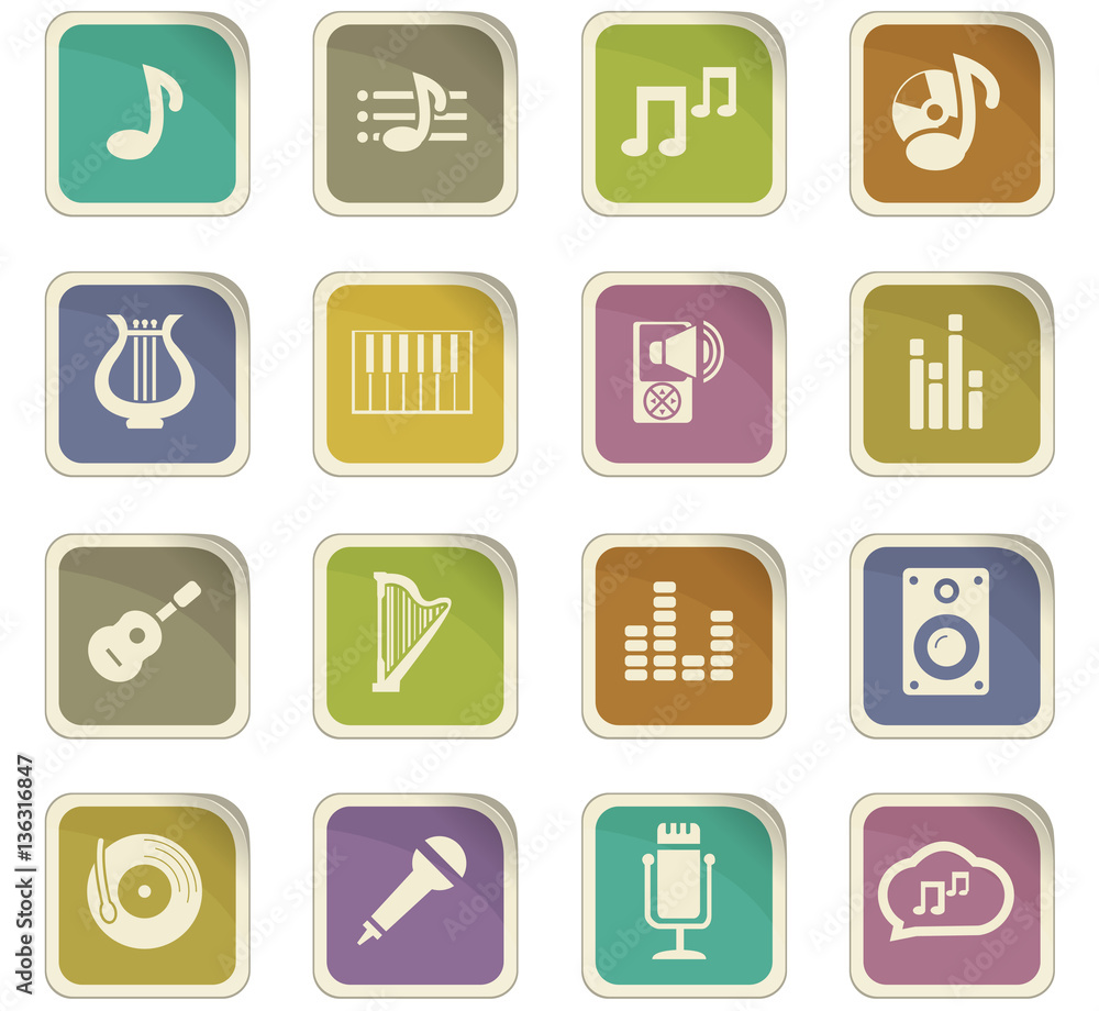 Disco Or Club icons set Disco Or Club icons set