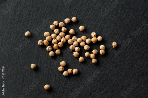 Macro shot of soybeans