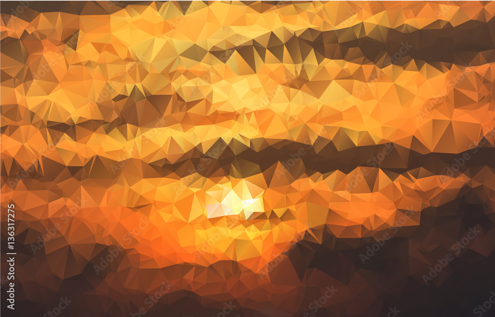 Abstract landscape polygon background EPS10.