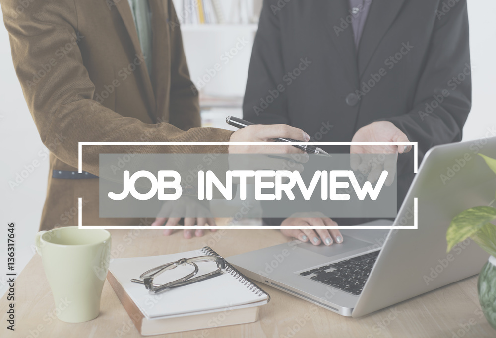 custom made wallpaper toronto digitalbusiness people talking discussing concept job interview in workplace.