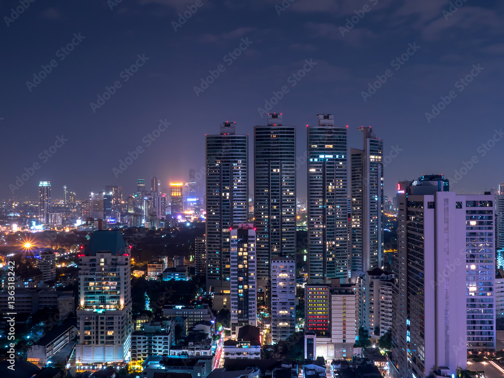 Cityscape Night light 7