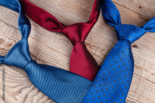 Accessories: butterfly, ties, cufflinks, for a classic suit photo