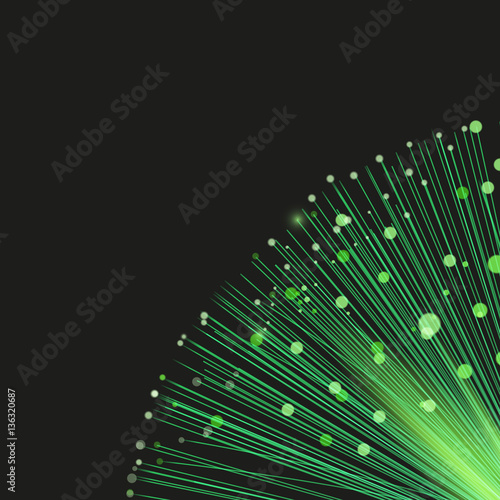 Abstract optic fiber background, vector illustration