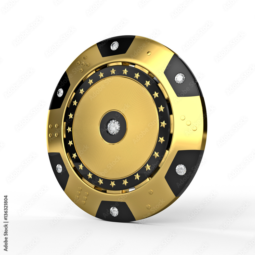 Naklejka premium vip poker chip