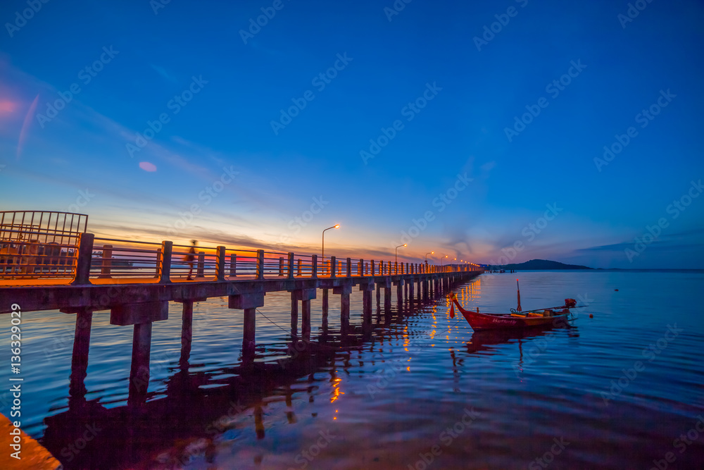 Fototapeta premium Rawai pier in the morning