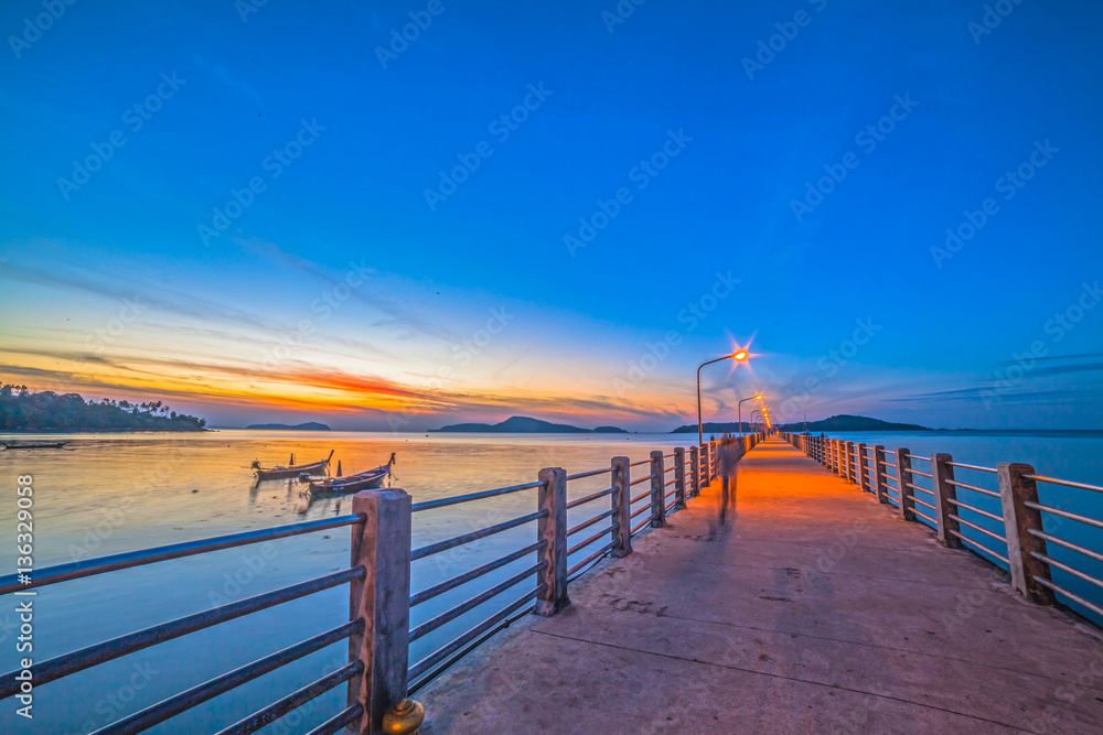 Rawai pier in the morning