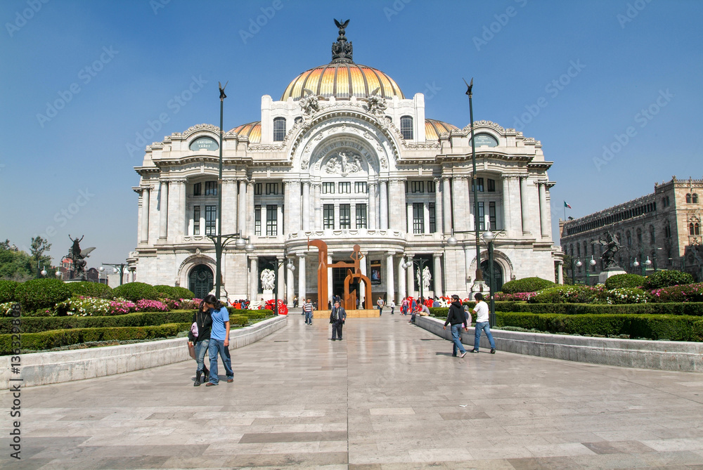 The Museum of Fine Art in Mexico City, Mexico