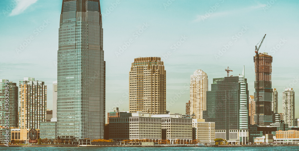 Fototapeta premium Jersey City skyline, USA