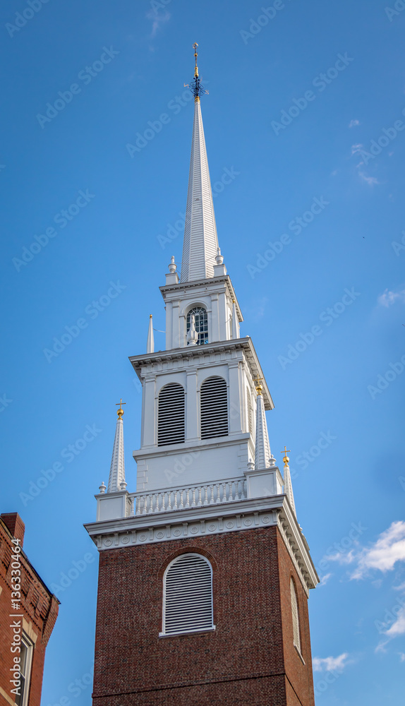 Old North Church Tower - Boston, Massachusetts, USA