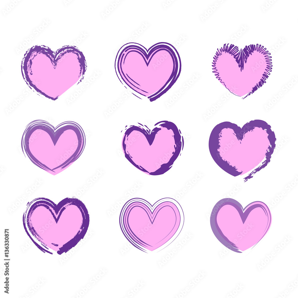 A heart. Valentine's Day. Vector illustration.