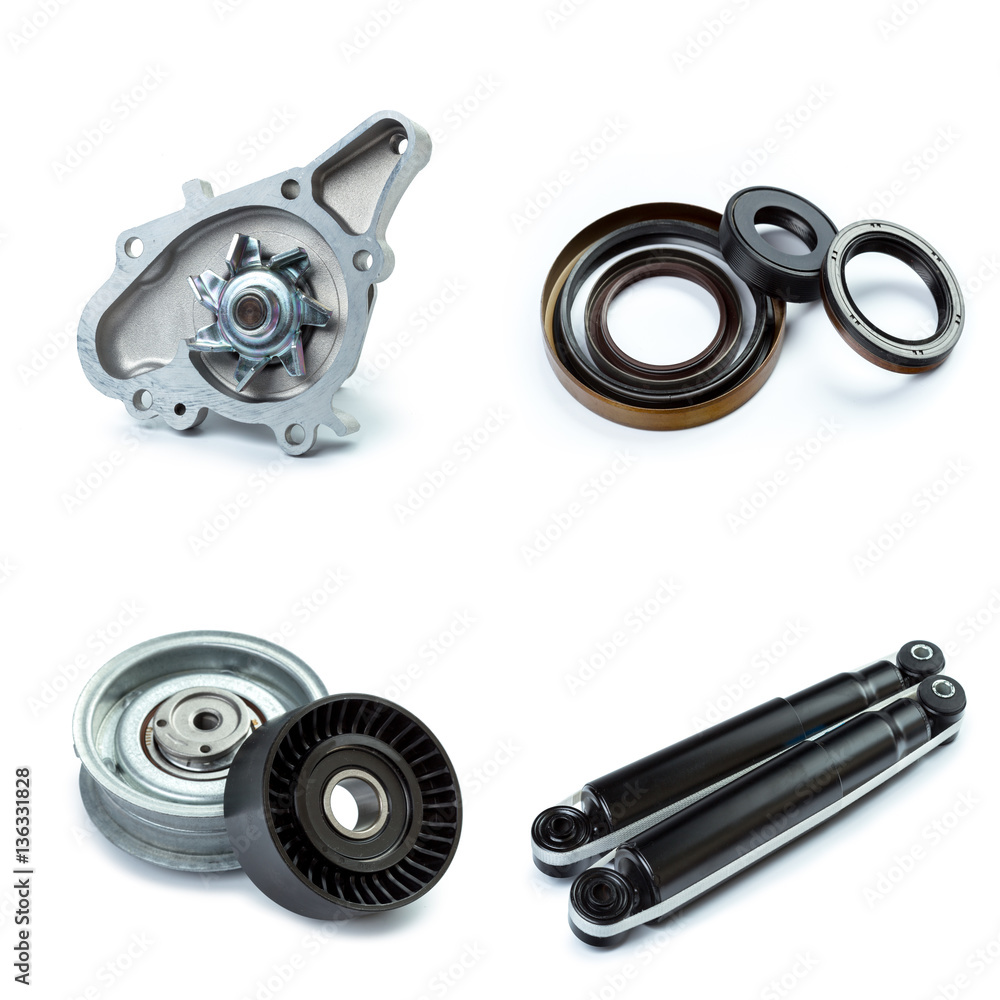 Various car parts necessary for vehicle service Various car parts necessary for vehicle service