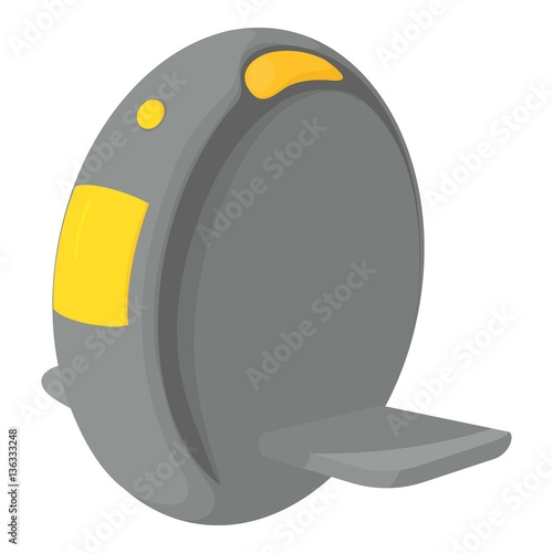 One wheel icon, cartoon style