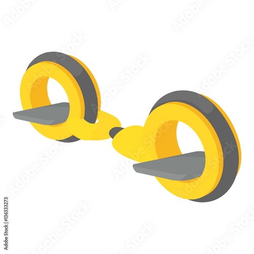 Little segway icon, cartoon style