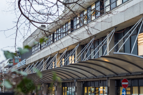 Front of general hospital in London