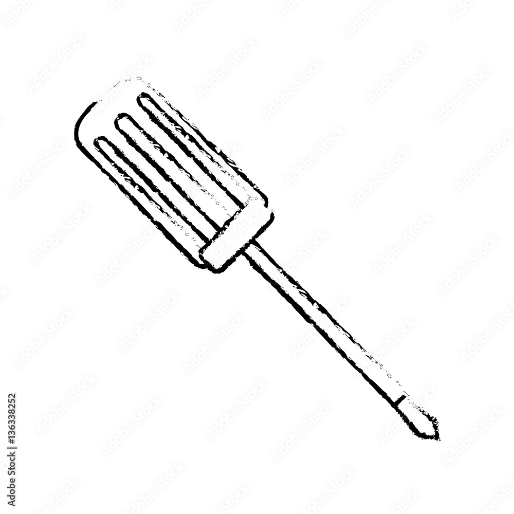 screwdriver icon image sketch line vector illustration design screwdriver icon image sketch line vector illustration design