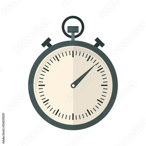 analog chronometer icon image vector illustration design 