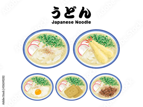 うどんイラストセット Stock イラスト Adobe Stock うどんイラストセット Stock イラスト Adobe Stock