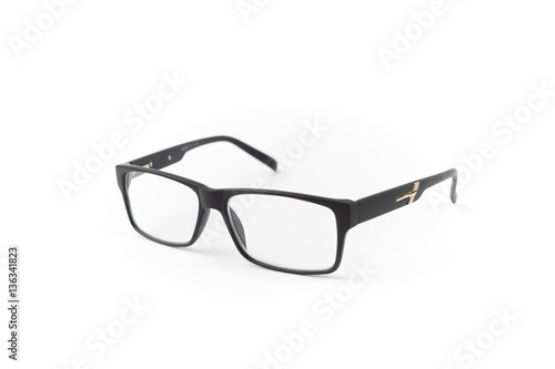 Eyeglasses on white background © fotokretin26