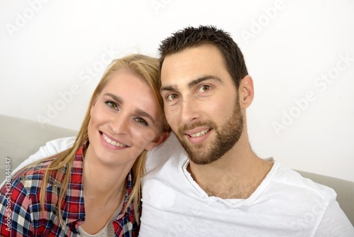 portrait of happy young couple