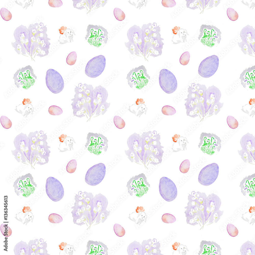 watercolor easter pattern watercolor easter pattern