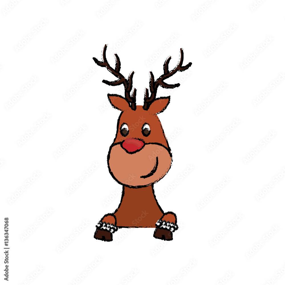 Fototapeta premium Christmas decorative symbol icon vector illustration graphic design