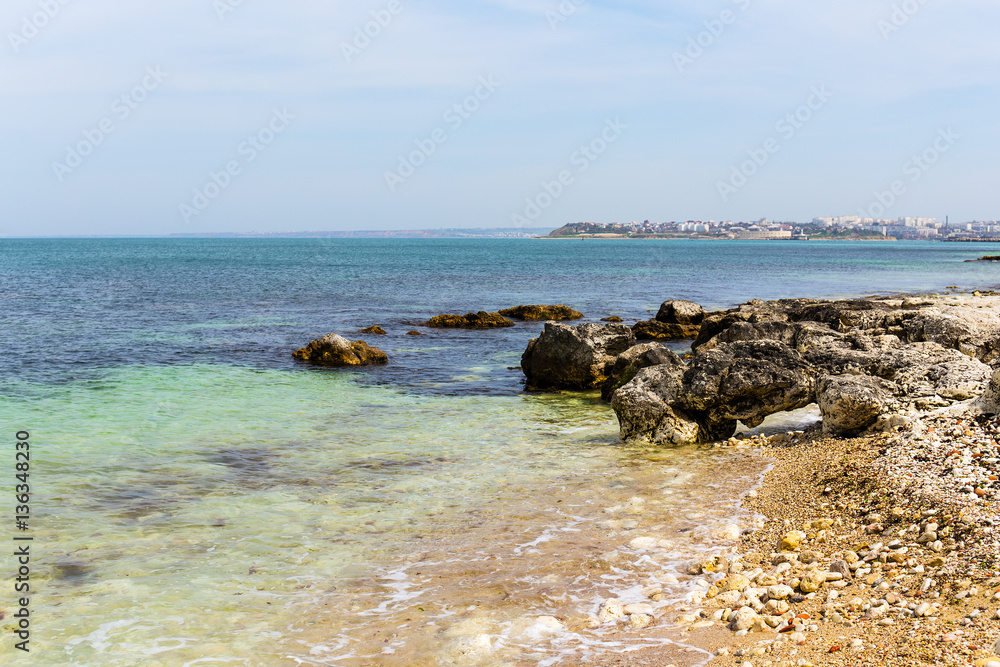 Obraz premium rocks and water